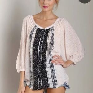 Free People days of romance tunic top